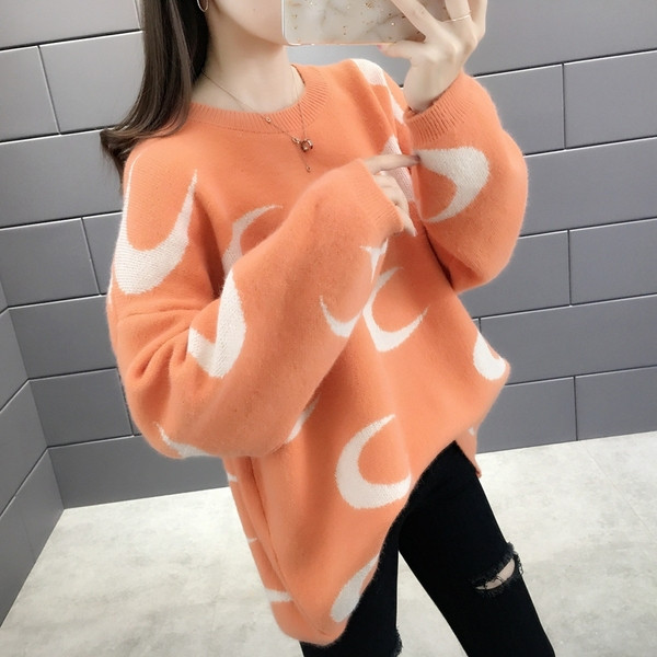 Női téli pulóver - széles modell több színben