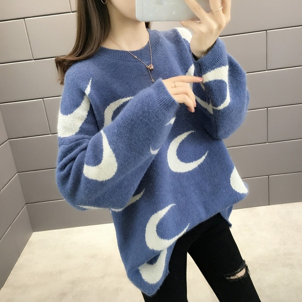 Női téli pulóver - széles modell több színben