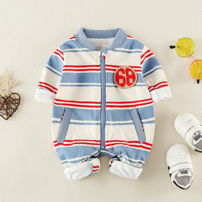 Νέο μοντέλο βρεφική σαλοπέτα σε κόκκινο και μπλε χρώμα για αγόρια