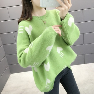 Πουλόβερ γυναικείας φθινοπώρου-χειμώνα με O-γιακά σε διάφορα χρώματα