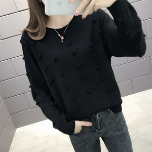 Γυναικείο πουλόβερ με O-λαιμό σε διάφορα χρώματα