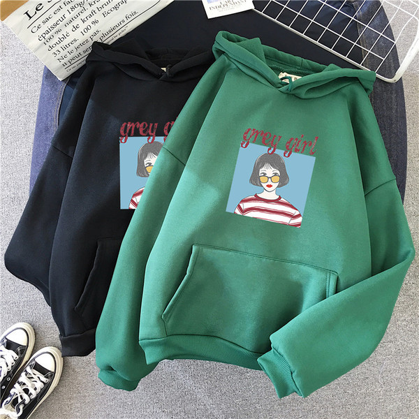 Γυναικείο φούτερ σε διάφορα χρώματα - με εφαρμογή