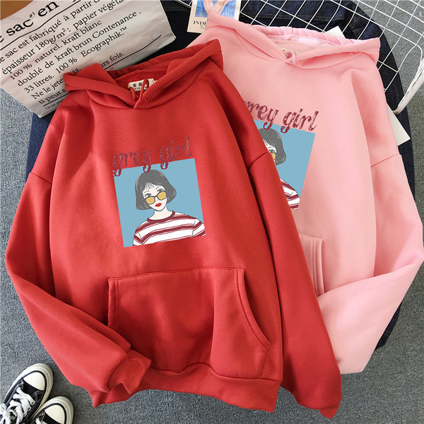 Γυναικείο φούτερ σε διάφορα χρώματα - με εφαρμογή