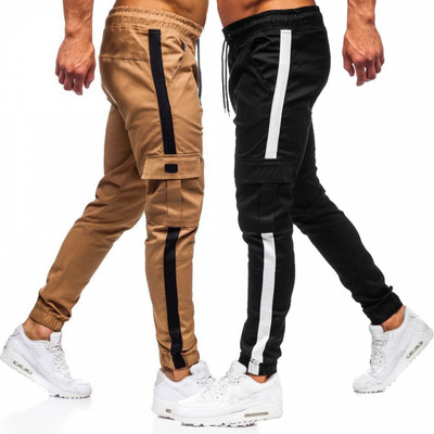 Спортно-ежедневен мъжки панталон с джоб в три цвята