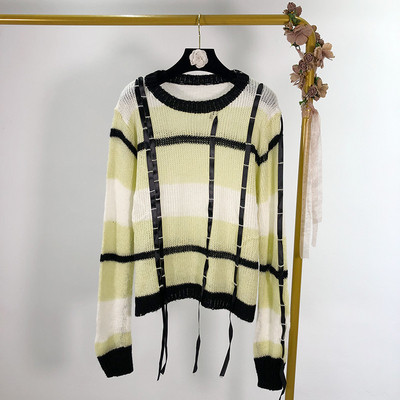 Γυναικεία casual πουλόβερ με γραβάτες σε δύο χρώματα