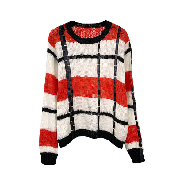 Γυναικεία casual πουλόβερ με γραβάτες σε δύο χρώματα