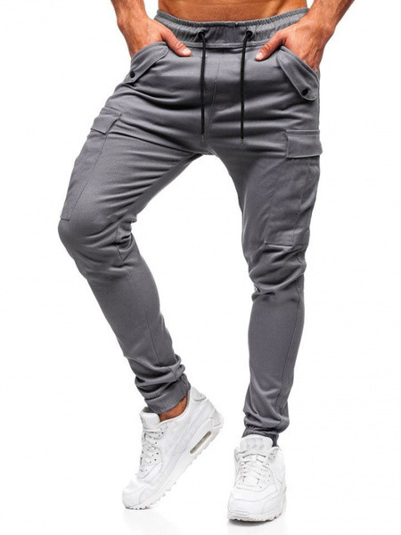 Pantaloni sport barbati cu buzunare in trei culori