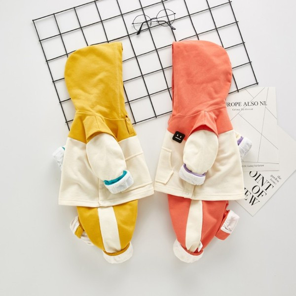 Νέο μοντέλο βρεφική ολόσωμη φόρμα για αγόρια +  γιλέκο σε δύο χρώματα