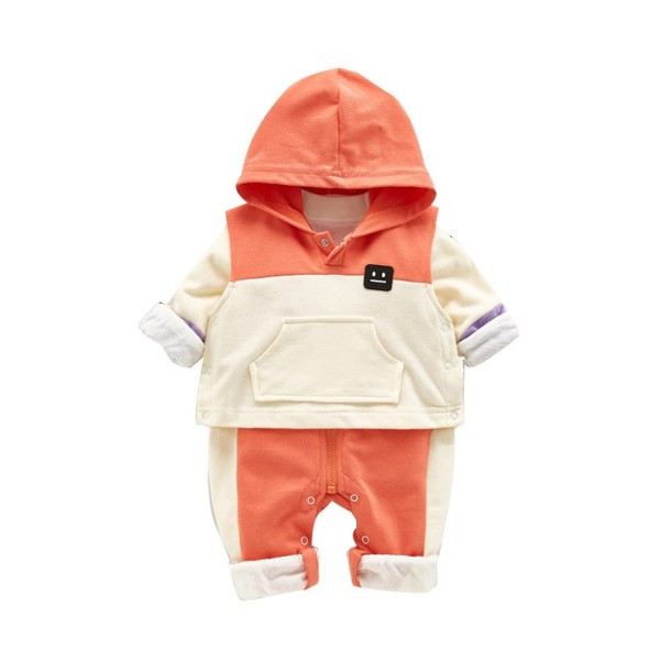 Νέο μοντέλο βρεφική ολόσωμη φόρμα για αγόρια +  γιλέκο σε δύο χρώματα