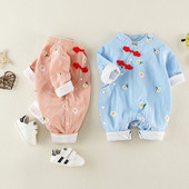 Salopete actuale pentru bebelusi pentru baieti si fete cu motive florale