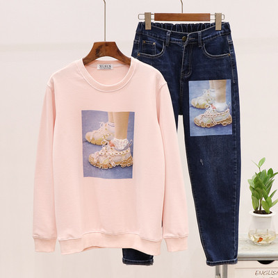 Καθημερινό γυναικέιο σετ σε διάφορα χρώματα με τύπωμα