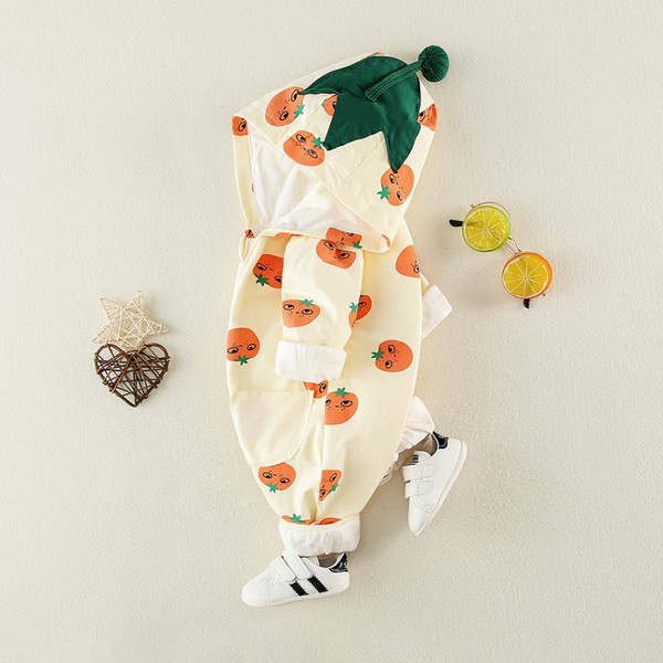 Βρεφική ολόσωμη φόρμα για αγόρια με τσέπες και φερμουάρ σε δύο χρώματα