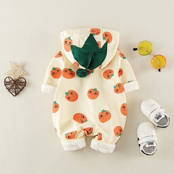 Βρεφική ολόσωμη φόρμα για αγόρια με τσέπες και φερμουάρ σε δύο χρώματα