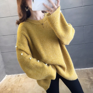 Μοντέρνο  γυναικείο χειμερινό πουλόβερ - μακρύ μοντέλο σε διάφορα χρώματα