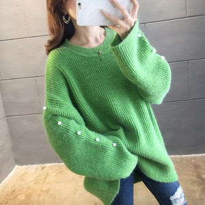 Μοντέρνο  γυναικείο χειμερινό πουλόβερ - μακρύ μοντέλο σε διάφορα χρώματα