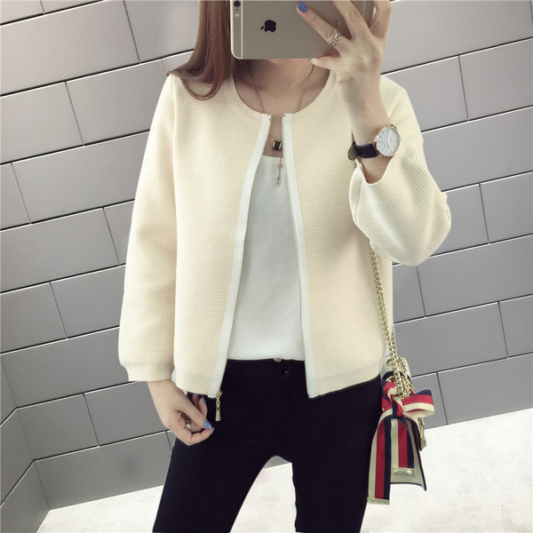 Vestă elegantă de damă cu guler în formă de O în cinci culori