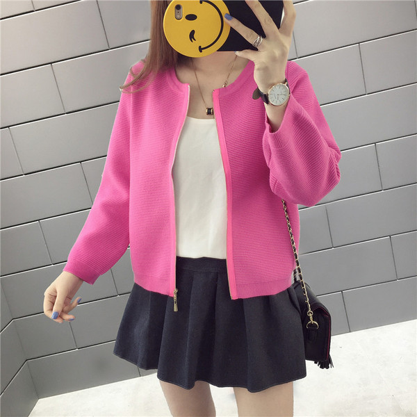 Vestă elegantă de damă cu guler în formă de O în cinci culori