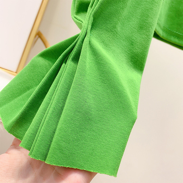 Μοντέρνα γυναικεία μπλούζα με φαρδιά μανίκια σε τρία χρώματα