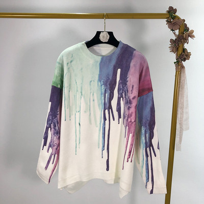 Μοντέρνο γυναικείο πουλόβερμε ς ντεκολτέ σε διάφορα  χρώματα