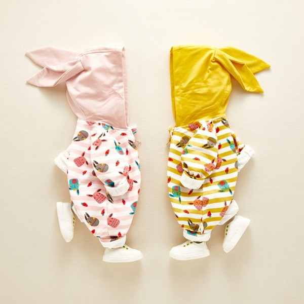 Νέο μοτέλο βρεφική ολόσωμη φόρμα  με δίχρωμη εφαρμογή για κορίτσια