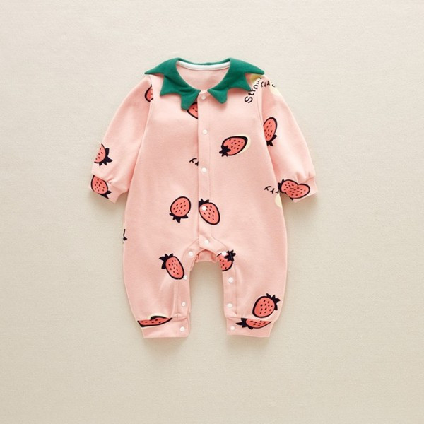 Salopeta casual pentru bebelusi cu nasturi si aplicatie pentru fete