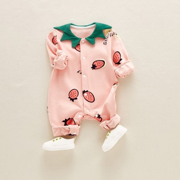 Salopeta casual pentru bebelusi cu nasturi si aplicatie pentru fete