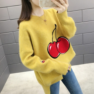 Modern női pulóver rátéttel, több színben