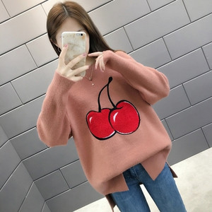 Modern női pulóver rátéttel, több színben