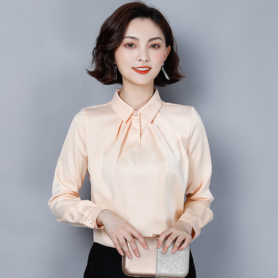 Aktuális női ing három színben, klasszikus gallérral