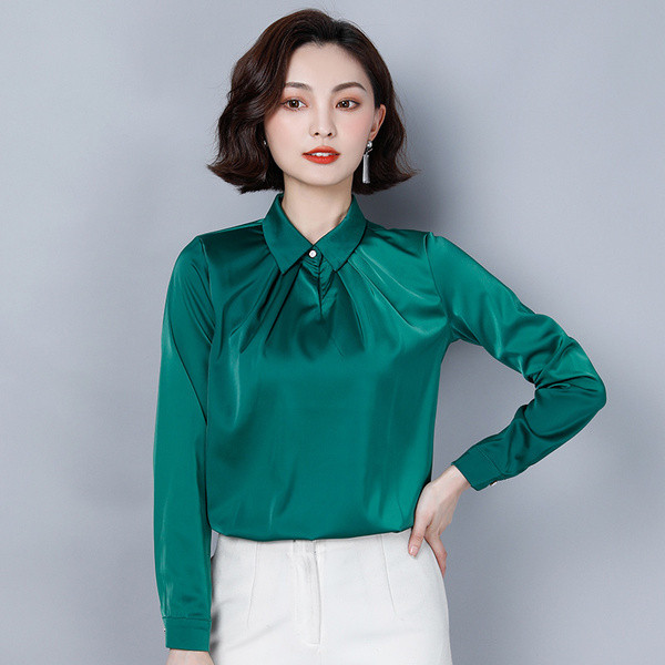 Aktuális női ing három színben, klasszikus gallérral