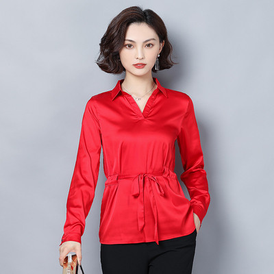 Νέο μοντέλο γυναικείο πουκάμισο σε τρία χρώματα με δεσμούς