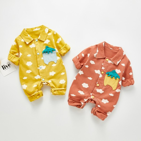 Βρεφική ολόσωμη φόρμα με κουμπιά για αγόρια και κορίτσια
