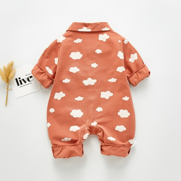 Βρεφική ολόσωμη φόρμα με κουμπιά για αγόρια και κορίτσια