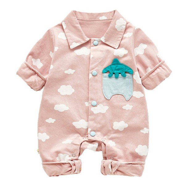 Βρεφική ολόσωμη φόρμα με κουμπιά για αγόρια και κορίτσια