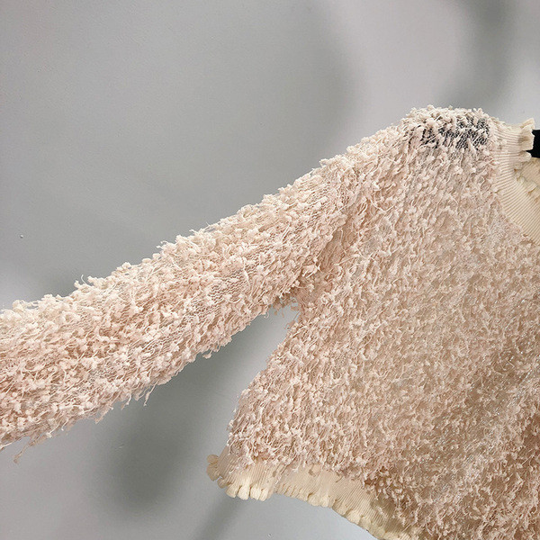 Νέο μοντέλο σύντομο διαφανή  πουλόβερ