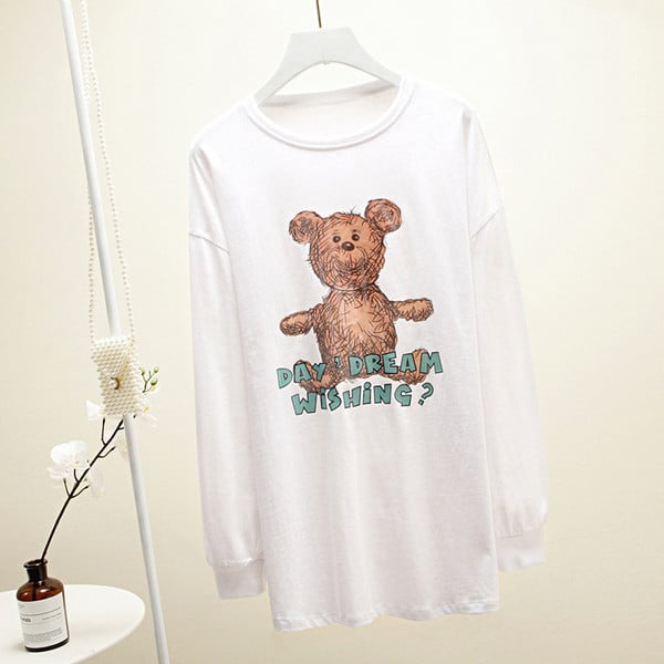 Casual γυναικεία μπλούζα σε μαύρο και άσπρο χρώμα  με εφαρμογή