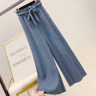 Stílusos női rakott nadrág fényes hatással, négy színben