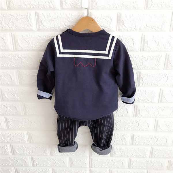 Νέο μοντέλο παιδικό σετ μοντέρνα μπλούζα  + παντελόνι σε μπλε χρώμα