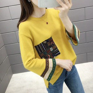 Női pulóver 7/8 ujjal, három színben