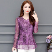 Bluză de damă modernă în trei culori cu motive florale și pietre