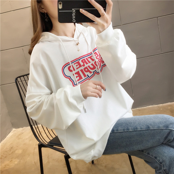 Γυναικείο καθημερινό  φούτερ με έγχρωμα γράμματα σε τρία χρώματα