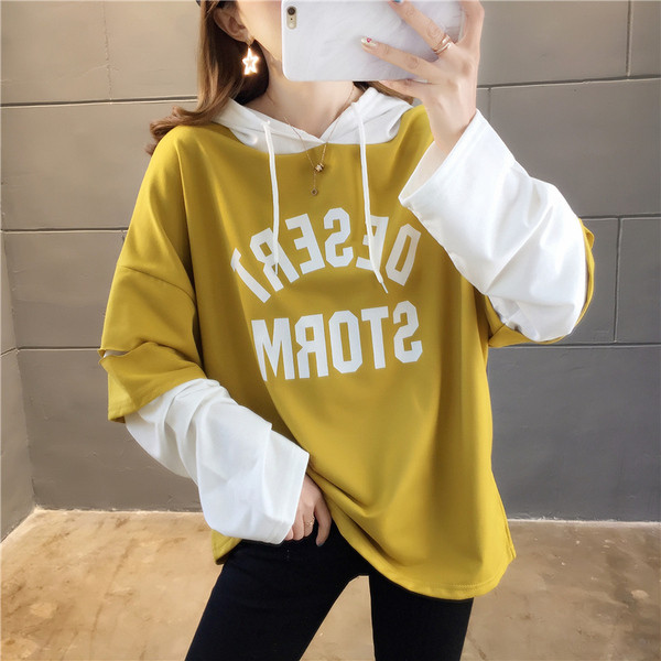 Γυναικείο φούτερ με κουκούλα σε διάφορα χρώματα