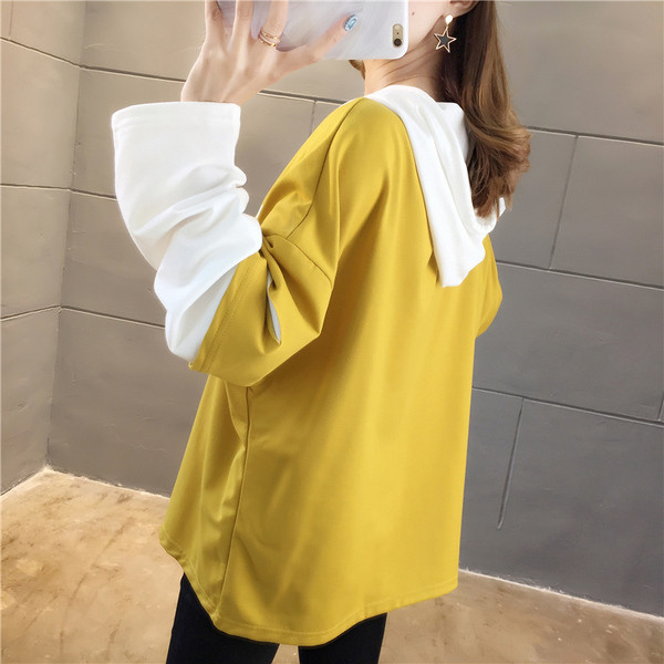 Γυναικείο φούτερ με κουκούλα σε διάφορα χρώματα