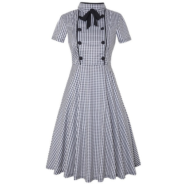 Модерна  дамска рокля с къс ръкав и О-образно деколте в два цвята 