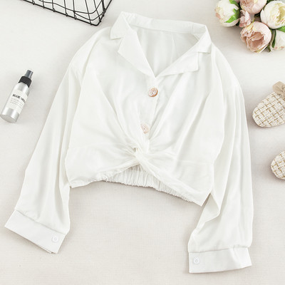 Cămașă casual de damă în cinci culori cu nasturi