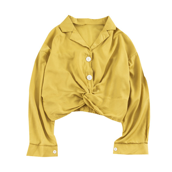 Ежедневна дамска риза в пет цвята с копчета