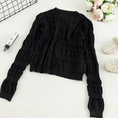 Pulover casual dama cu decolteu O in cinci culori