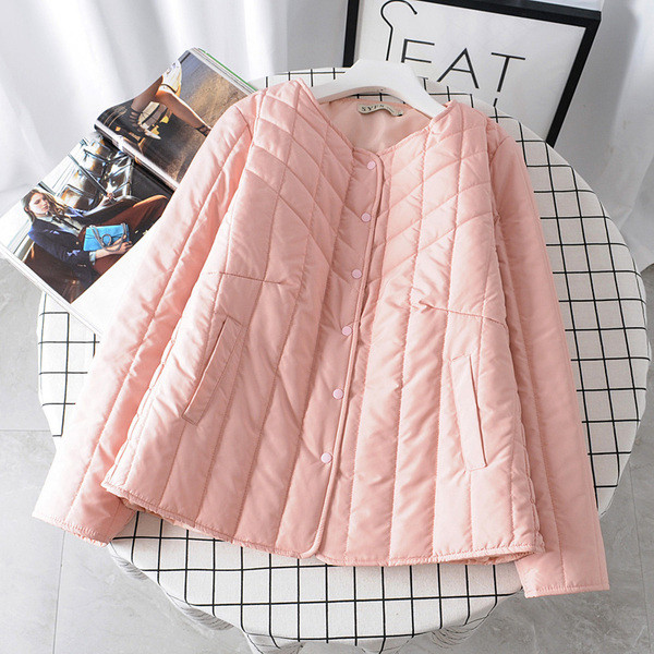 Есенно дамско яке с джоб и копчета в няколко цвята 