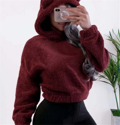 Γυναικείο μοντέρνο πουλόβερ με τρισδιάστατο στοιχείο σε τέσσερα χρώματα