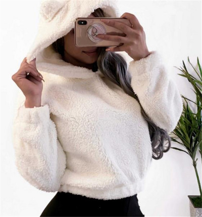 Γυναικείο μοντέρνο πουλόβερ με τρισδιάστατο στοιχείο σε τέσσερα χρώματα